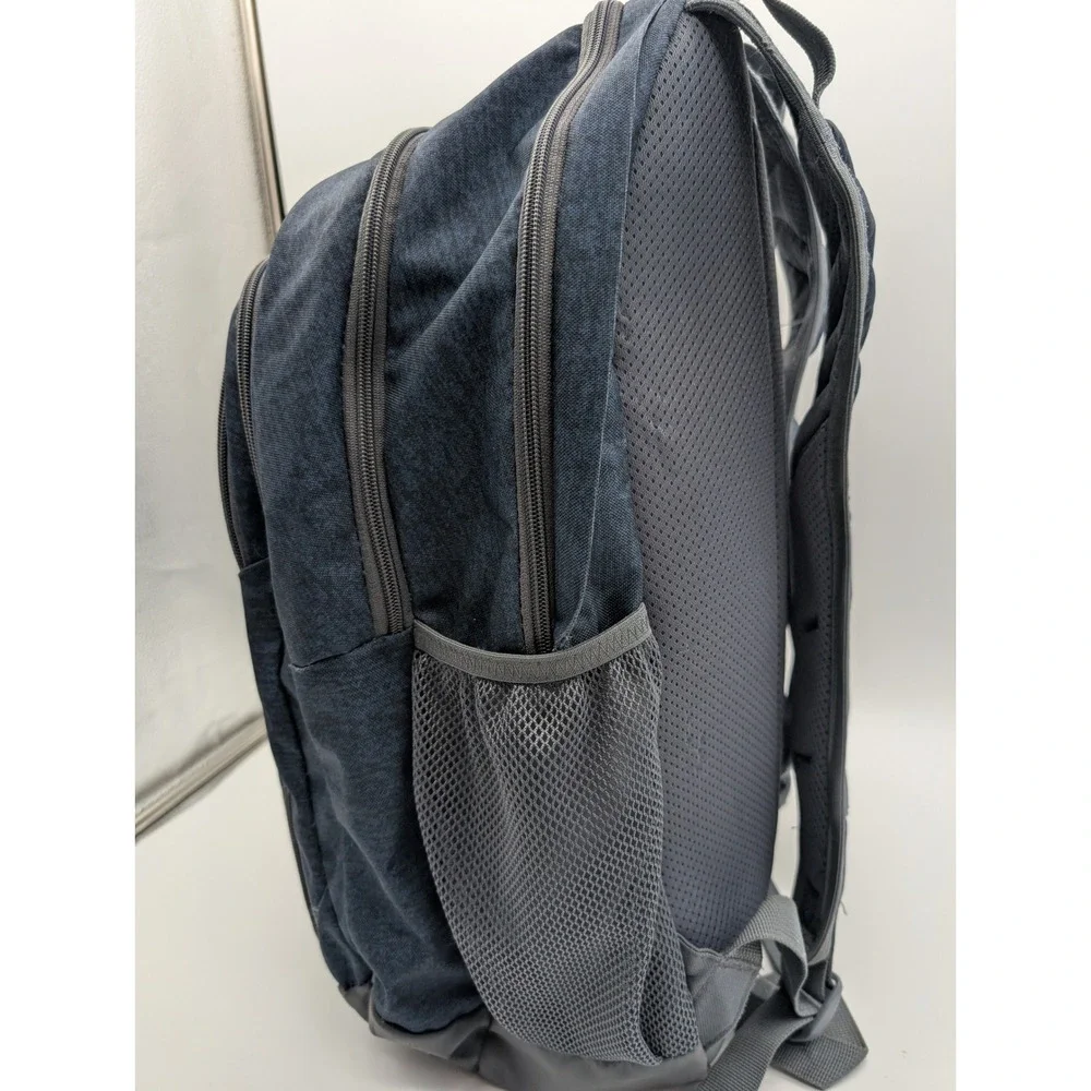 Adidas LoadSpring Backpack Navy Blue Pink Heathered School Travel Bag